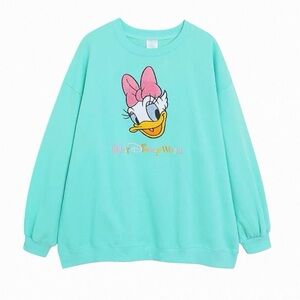 Disney 2025 Daisy Duck Pullover Adult sizes Crewneck Sweatshirt